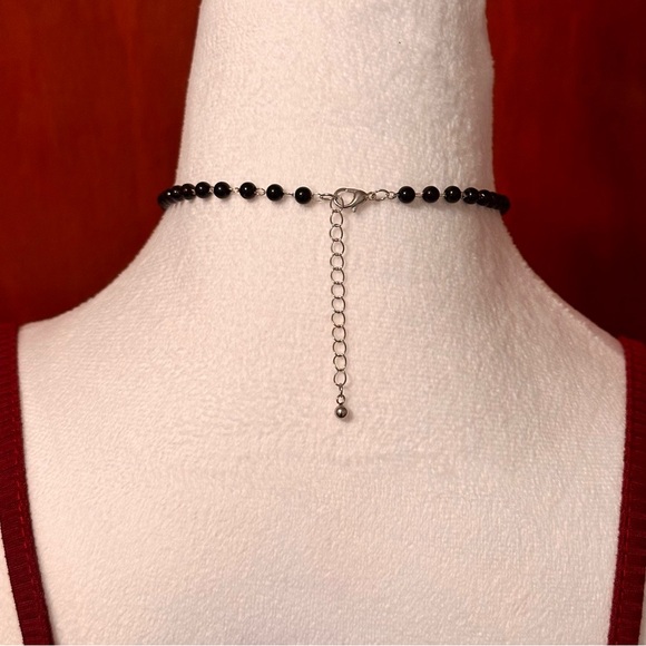 Death Moth skull Necklace Chain Wasp Steampunk Silver Gothic Butterfly Halloween - Picture 5 of 9